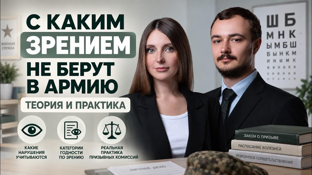 С каким зрением не берут в армию