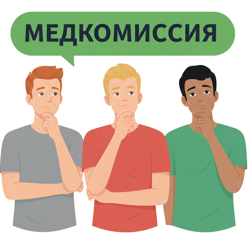 Медкомиссия в военкомате