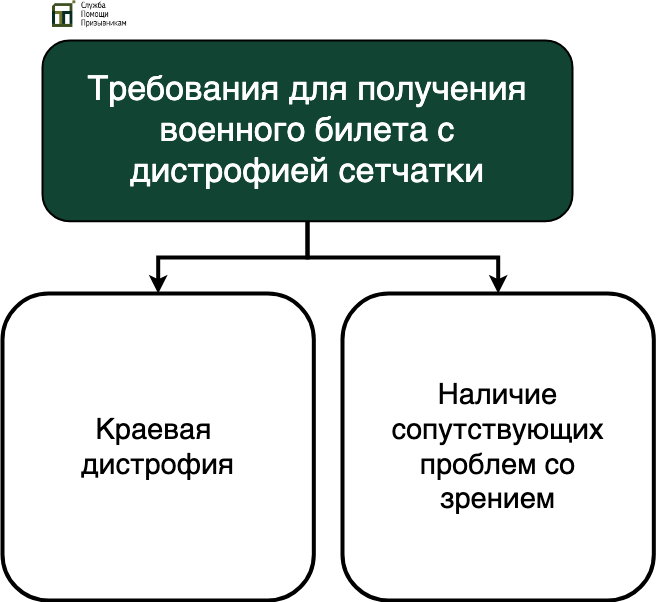 Требования для получения военного билета с дистрофией сетчатки