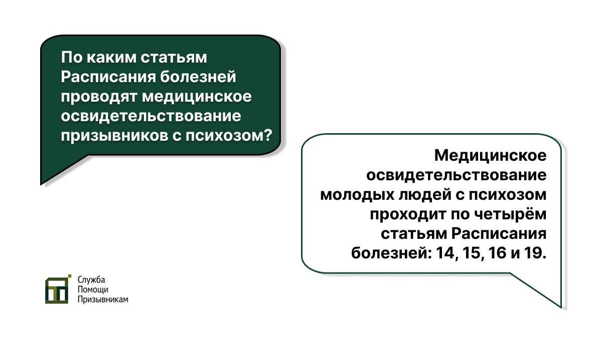 Психоз и медицинское освидетельствование Психоз и медкомиссия