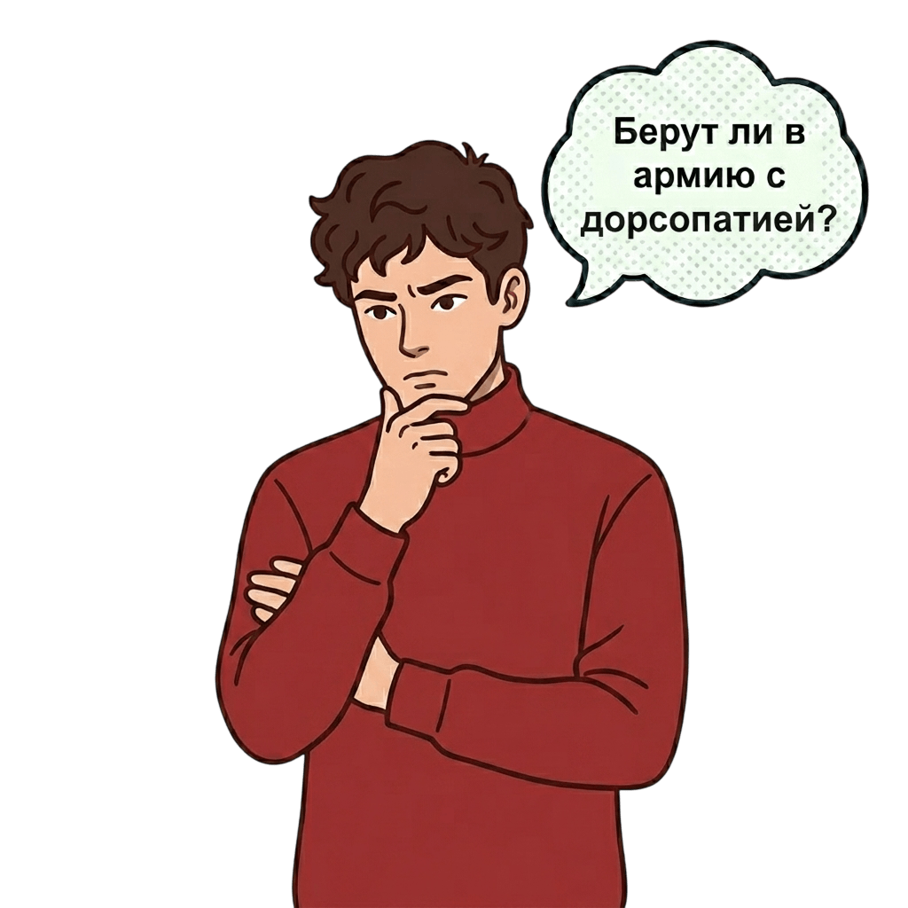 Берут ли в армию с дорсопатией