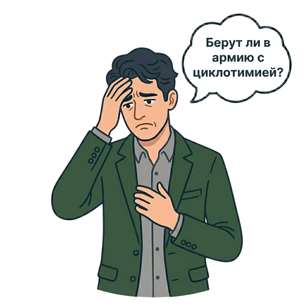 Берут ли в армию с циклотимией